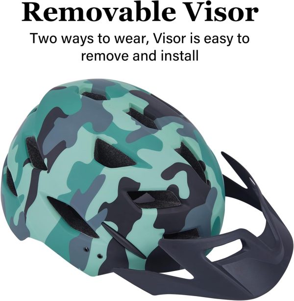 Kids Bike Helmet, Adjustable Youth Boys Girls Helmets for Ages 3-5-8-14 - Image 4