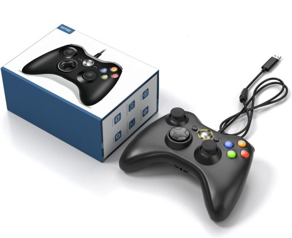 VOYEE PC Controller, Wired Controller Compatible with Microsoft Xbox 360 & - Image 7