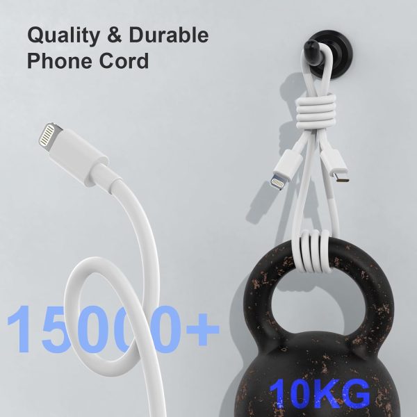 USB C Fast Charger, 3 Pack 20W USB-C Power Adapter with 3 Pack 6FT Type C - Image 5