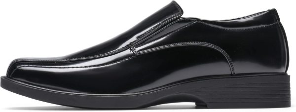 Bruno Marc Men's Square Toe Dress Loafers Formal Shoes - Image 2