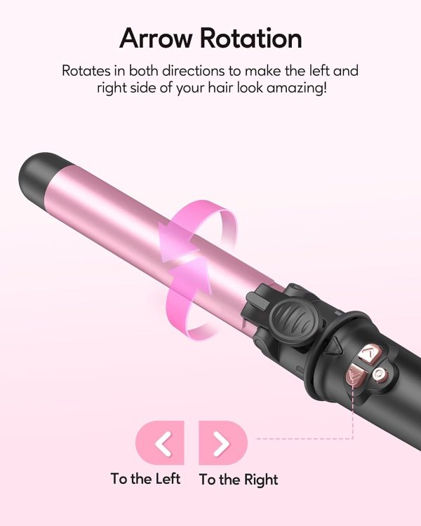 Wavytalk 1 Inch Rotating Curling Iron - Get Effortless Waves with Self - Image 4