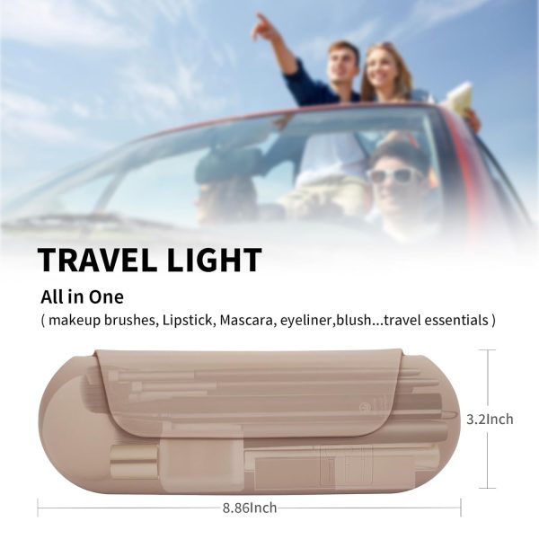 Silicone Makeup Brush Holder Travel Cosmetic Bag：Soft Portable Cosmetic - Image 6
