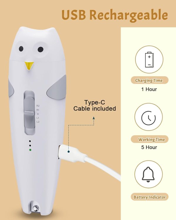 Lictin Baby Healthcare and Grooming Kit, 26 in 1 Rechargeable Nail Trimmer - Image 5