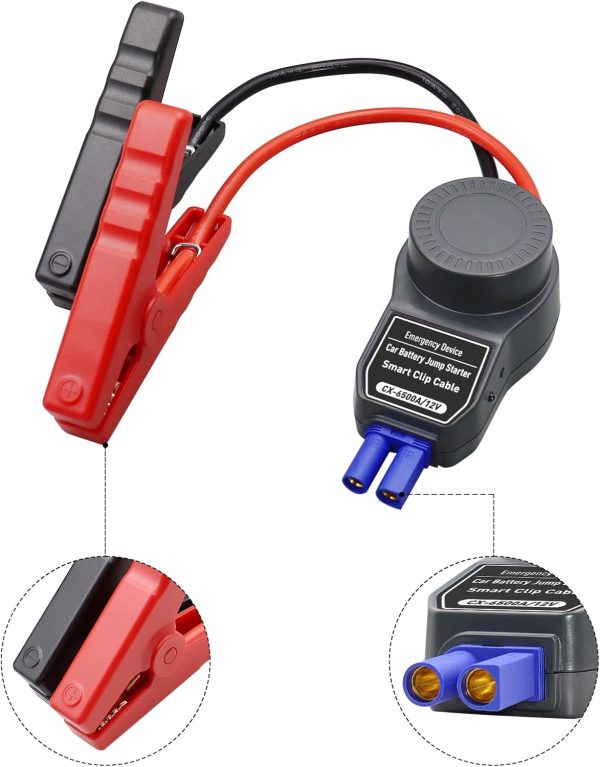 Smart Jump Starter Clamp, Multi-Protection Portable Automotive Emergency - Image 5