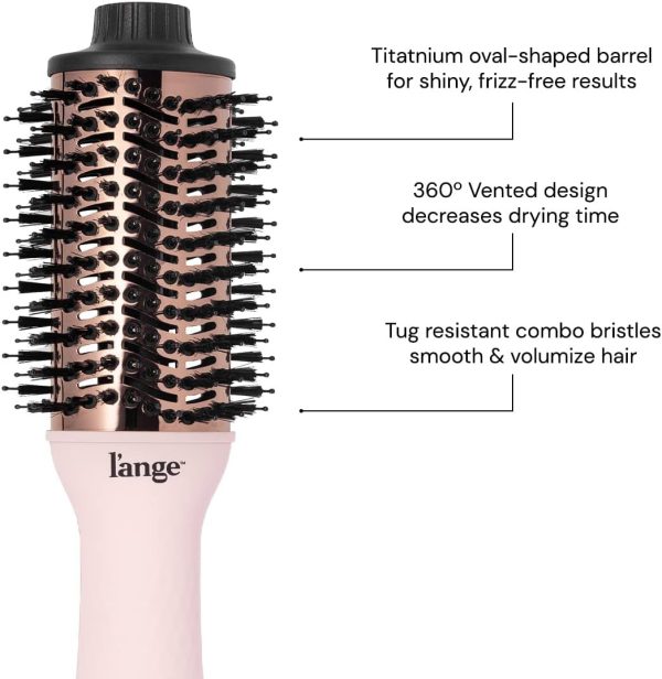 L'ANGE HAIR Le Volume 2-in-1 Titanium Blow Dryer Brush | Hot Air Brush in - Image 2