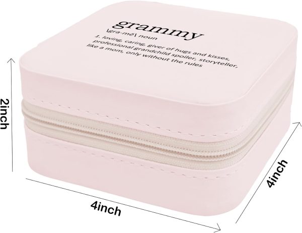 Grammy Travel Jewelry Organizer Mothers Day Gifts, Travel Jewelry Case for - Image 6