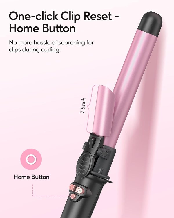 Wavytalk 1 Inch Rotating Curling Iron - Get Effortless Waves with Self - Image 8