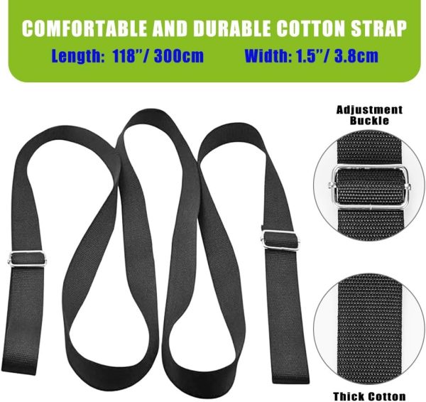 Kipika Stretching Strap with Door Anchor - Door Flexibility Trainer for - Image 7