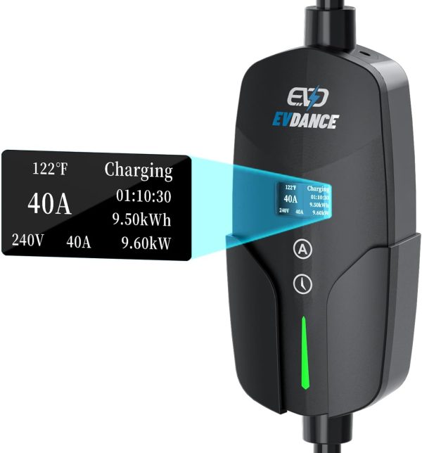 Level 2 EV Charger (40Amp, 240V, NEMA 14-50P), Portable Electric Vehicle - Image 5