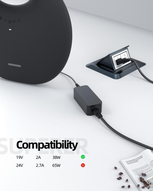 19V Charger Fit for Harman Kardon Onyx Studio 1 2 3 4 5 6 7 Wireless - Image 3