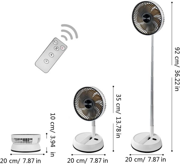 Air Cooling Fan Foldable Fan Small Fan Cooling Fan Outdoor Fan Table Fan - Image 3
