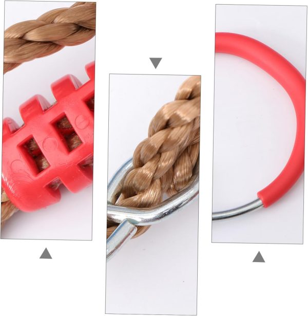 BESPORTBLE 1 Pair Fitness Rings Grips Strength Training Equipment Gym - Image 7