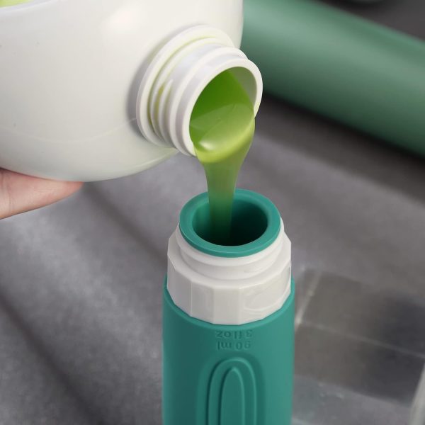 Travel Bottles for Toiletries, Tsa Approved 3oz Travel Size Containers BPA - Image 3