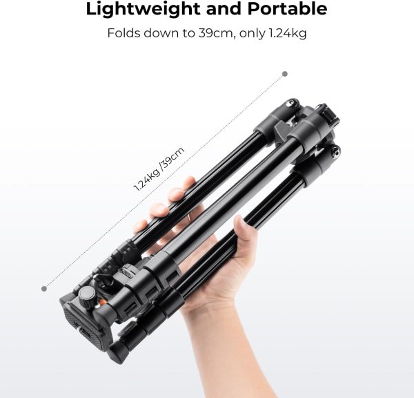 K&F Concept 64 inch/163cm Camera Tripod,Lightweight Travel Outdoor DSLR - Image 3