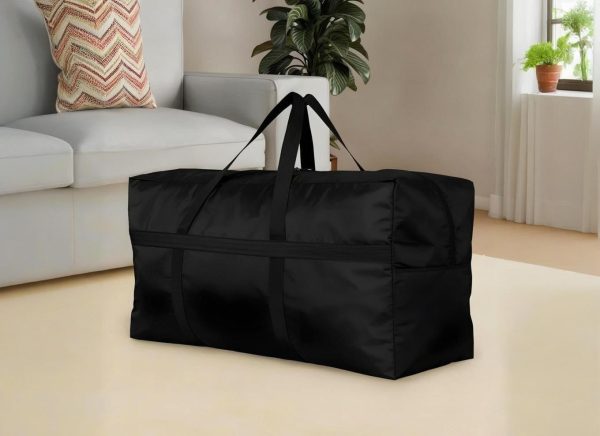 Extra Large Storage Duffle Bag with Zippers and Handles, Big Foldable - Image 5