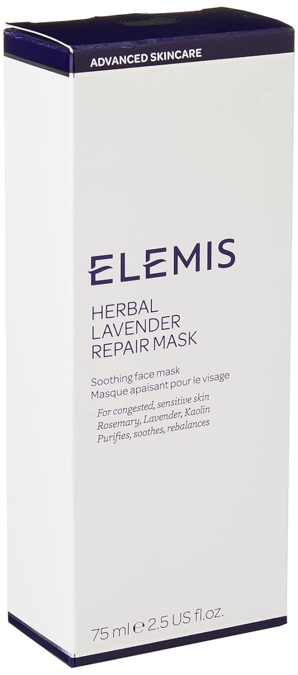 ELEMIS Herbal Lavender Repair Mask; Soothing Clay Mask, 2.5 Fl Oz - Image 4