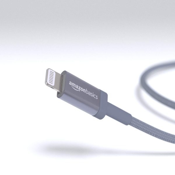 Amazon Basics Fast Charging USB-C to Lightning iPhone Charger Cable, Nylon - Image 4
