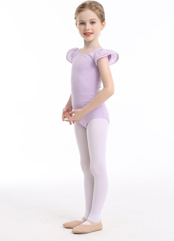 MdnMd Dance Ballet Leotard for Toddler Girls Dance Dress Tutu Swallowtail - Image 2