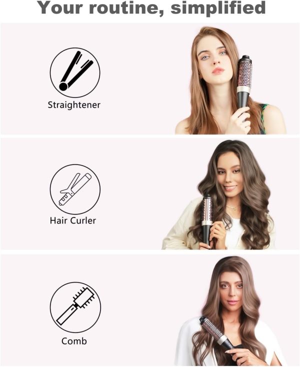 Ionic Thermal Brush Blowout Hot Brush 1.5 Inch Heat Hair Curling Brush 30s - Image 4