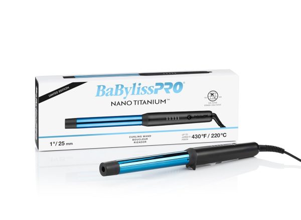 BaBylissPRO Nano Titanium Professional Curling Wand For All Hair Types, - Image 5