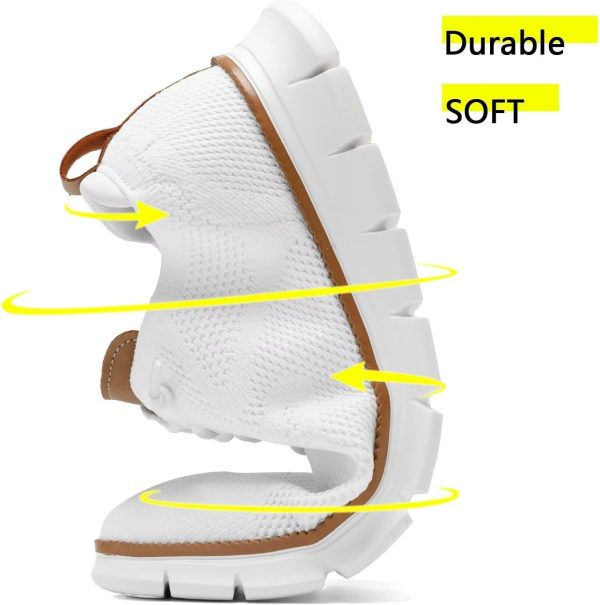 Men's Casual Dress Shoes Fashion Walking Sneakers Mesh Business Oxfords - Image 3