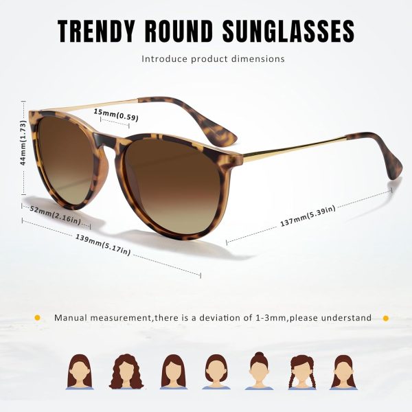 CHBP Polarized Sunglasses for Women Men - Trendy 2024 Vintage Classic Retro - Image 2