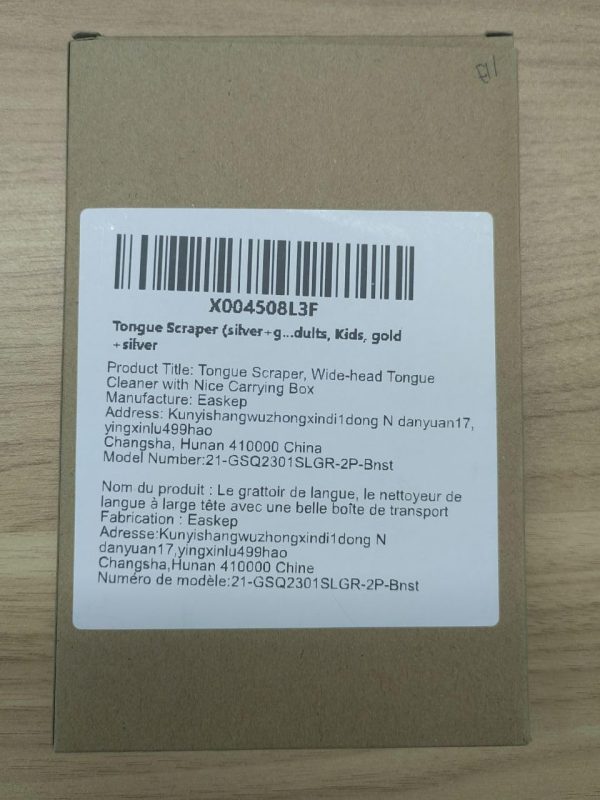 Tongue Scraper (2 Pack), Wide-Head Tongue Cleaner with Nice Carrying Box, - Image 9