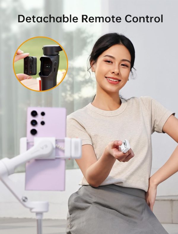 hohem iSteady V3 Gimbal Stabilizer for Smartphone, AI Tracker Fill - Image 3