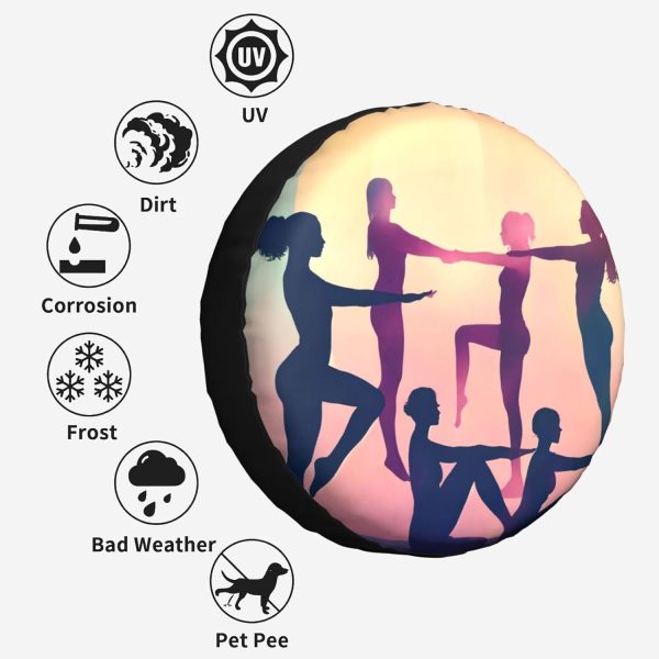 Gymnastics Game Print Tire Covers Wheel Covers for RVs Trailers Cars Camper - Image 8
