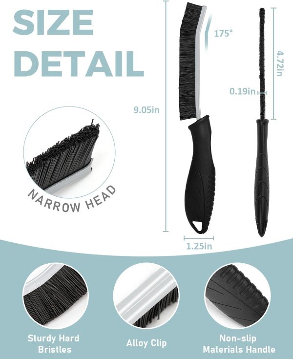 SXhyf Cleaning Brush - Hard Bristle Crevice Cleaning Brush, Multifunctional - Image 5