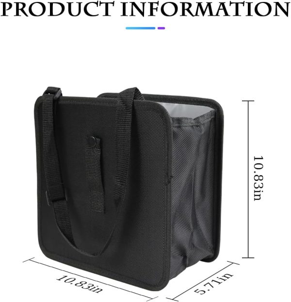 Fekey&JF Foldable Car Trash Can, Hanging Waterproof Leakproof Trash Can - Image 2