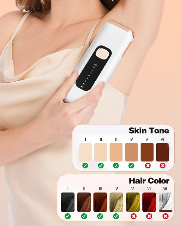 IPL Laser Hair Removal Device for Women Men at Home, Upgraded to 999,900 - Image 6