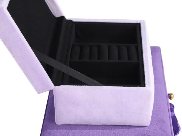 HofferRuffer Velvet Jewelry Boxes Decorative Boxes, Storage Accessory - Image 7
