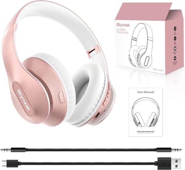 Wireless Bluetooth Headphones Over Ear 65H Playtime HiFi Stereo Headset - Image 9