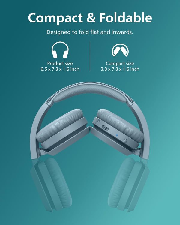 PHILIPS H4205 Wireless Headphone,On-Ear Bluetooth Headphone with BASS - Image 5