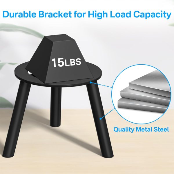 Heavy-Duty Metal Desktop Speaker Stand for Harman Kardon Aura Studio 4, - Image 6