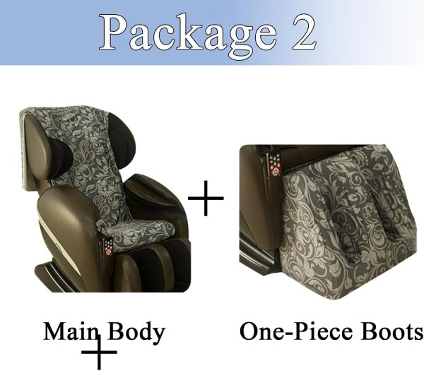 Full Body Massage Chair Cover, Shiatsu Zero Gravity Chair Covers Washable - Image 7