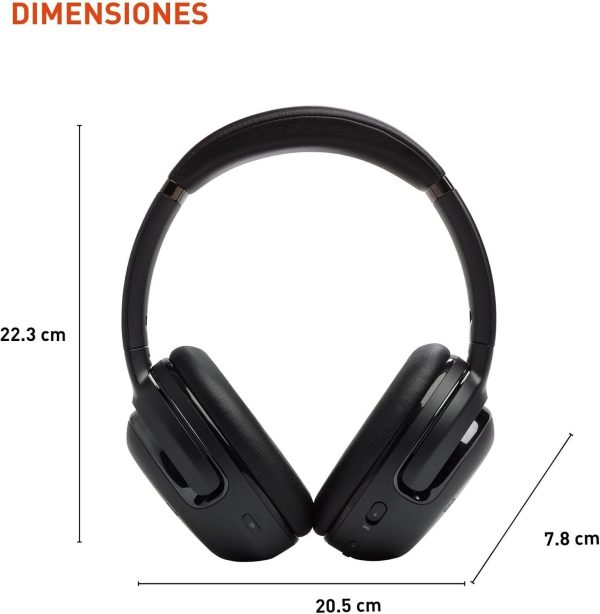 JBL Tour One M2 - Wireless Over-Ear Noise Cancelling Headphones (Black), - Image 3