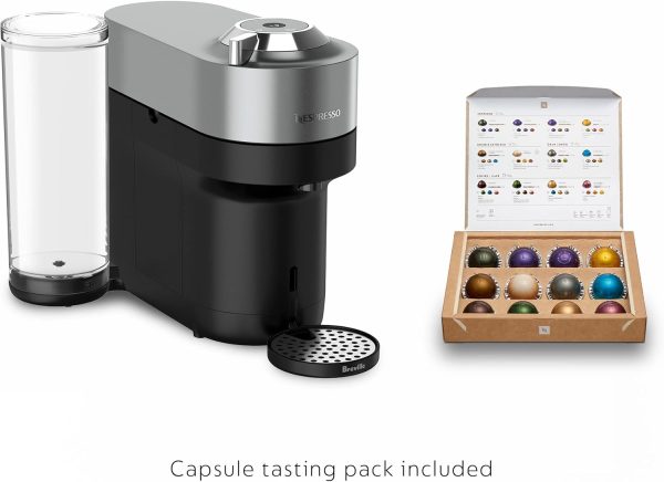 Nespresso Vertuo Pop+ Deluxe Coffee and Espresso Maker by Breville, Titan - Image 4