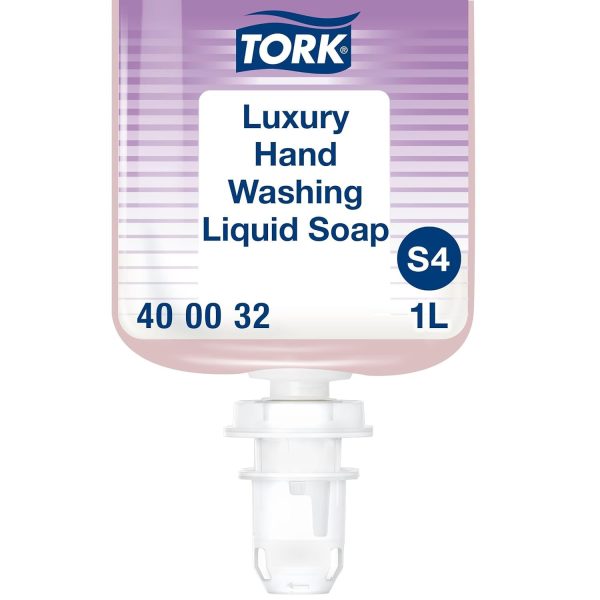 Tork Luxury Hand Washing Liquid Soap S4, Scented, 6 x 1L, 400032 (formerly - Image 2