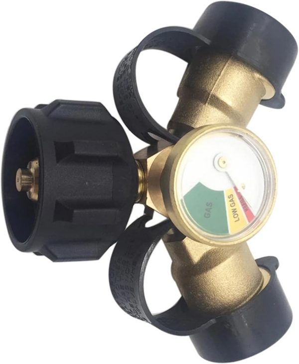Two Way Propanes Hose Splitter Manifolds with Shutoffing Valves for Camp - Image 9