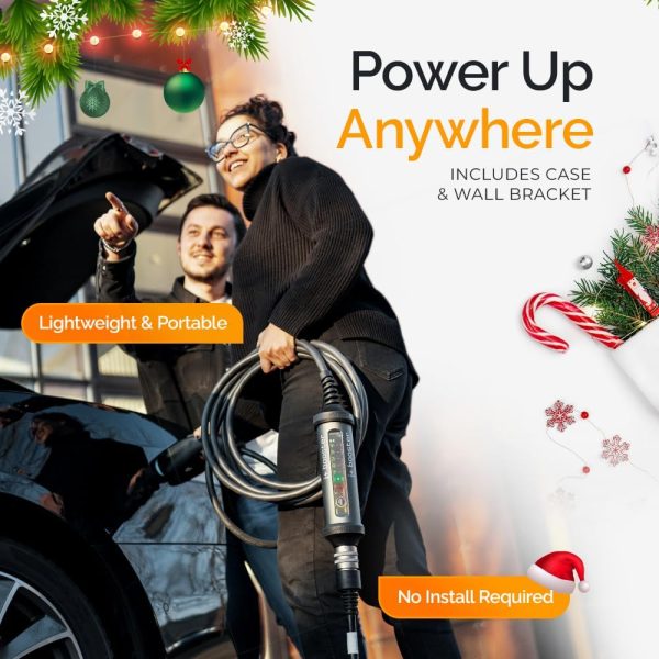 Portable Level 2 EV Charger (240V, 40A) J1772 Charge, Portable Electric Car - Image 3
