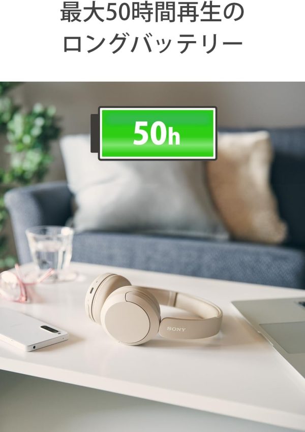 Sony WH-CH520 Best Wireless Bluetooth On-Ear Headphones with Microphone for - Image 9