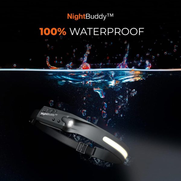 NightBuddy The Original LED Headlamp Rechargeable Flashlight for Adults - Image 7