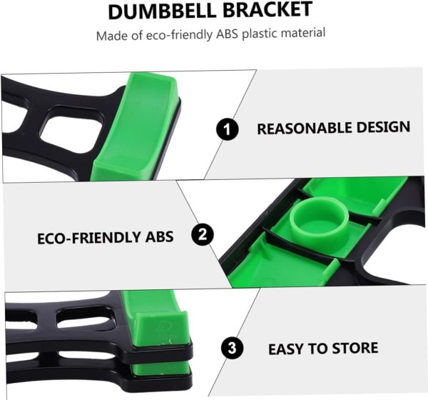 Dumbbell Rack Shelves Hooks Cube Holder Gym Storage Rack Weight Pool Lid - Image 7