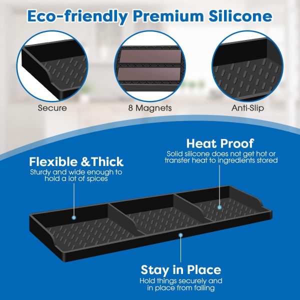 Hydream Stove Top for Silicone Shelf,30 Inch Magnetic Shelf Over the Stove - Image 5