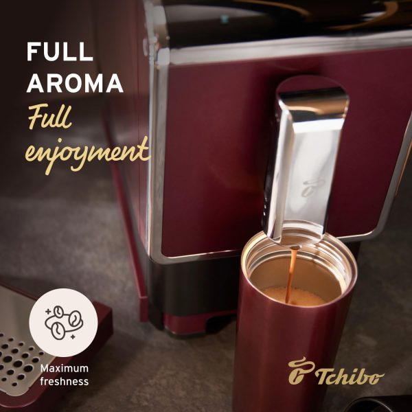 Tchibo Automatic Espresso & Coffee Machine with Built-in Grinder, No Coffee - Image 4