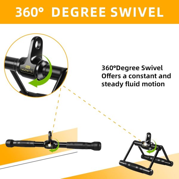 Cable Machine Accessories for Home Gym, LAT Pulldown Attachments, Durable - Image 2