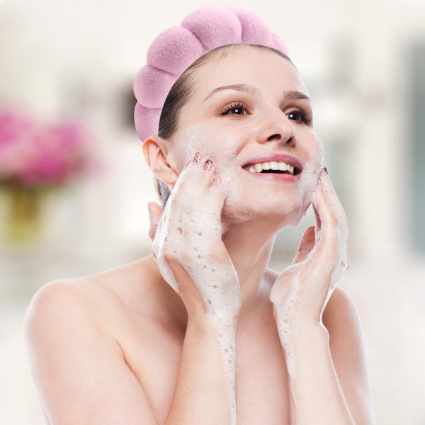 Spa Headbands for Washing Face, Makeup and Skincare. 3 Pc Set of Skin Care - Image 7