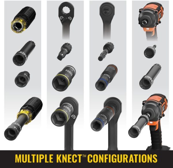 Klein Tools 32500HD KNECT Multi-Bit Screwdriver / Nut Driver, Impact Rated - Image 4